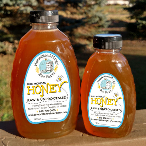 Honey Local Michigan Raw Unprocessed Honey